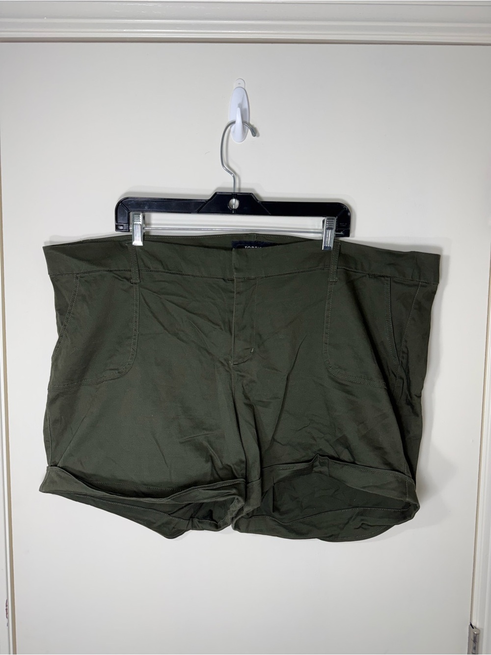 Torrid Dark Green Shorts Plus Size 26W